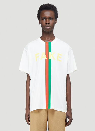 Gucci Not Fake T-Shirt White guc0142027