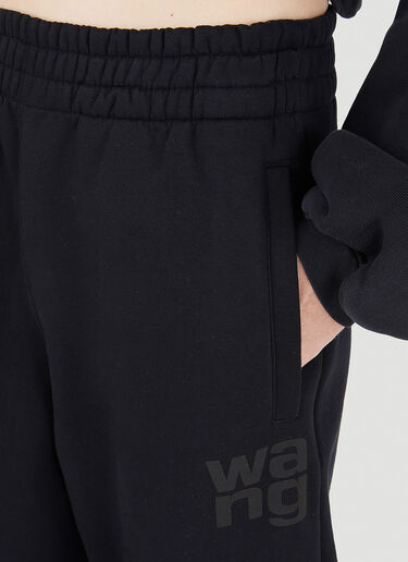 Alexander Wang 徽标运动裤 黑色 awg0246010