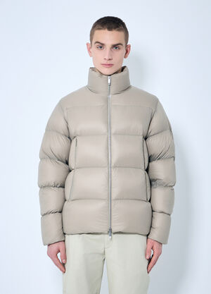 Our Legacy Tarn Short Down Jacket Brown our0160011