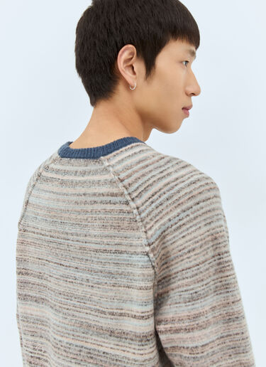 Stüssy Contrast Collar Crewneck Sweater Grey sts0158007
