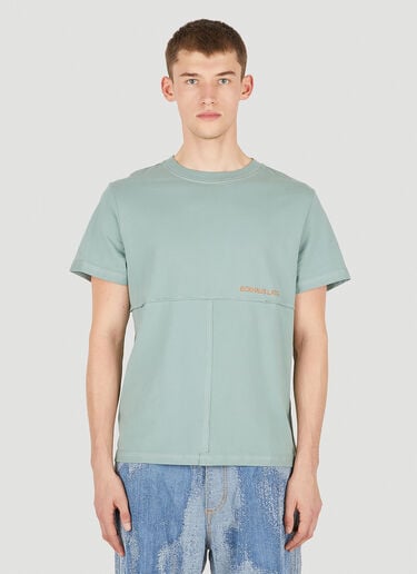 Eckhaus Latta Lapped T-Shirt Green eck0149001