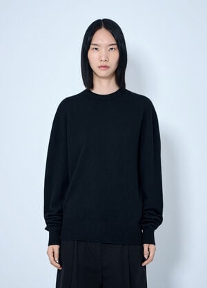 Toteme Classic Cashmere Crew Knit Black tot0265061