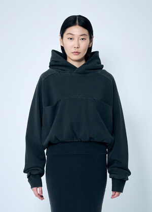 Entire Studios Double Double Hooded Sweatshirt Black ent0258010