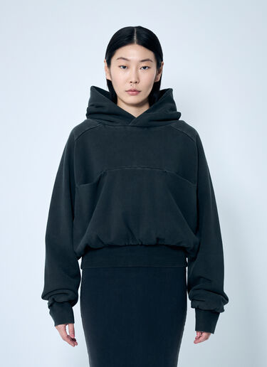 Entire Studios Double Double Hooded Sweatshirt Black ent0258010