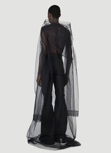 Flyproof Kaftan Coat Rick Owens Flyproof Kaftan Coat Black ric0152003