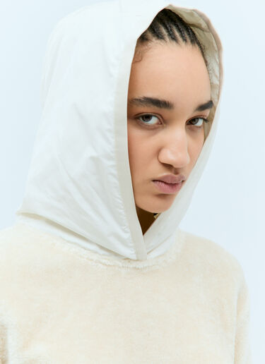 Moncler Teddy Hooded Sweatshirt Cream mon0258025