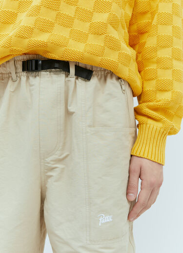 Patta Belted Technical Chino Pants Beige pat0154002