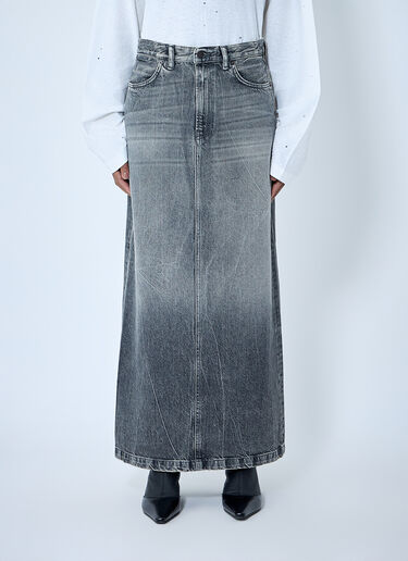 Acne Studios Denim Maxi Skirt Grey acn0263012