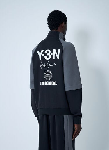 Logo Motif Jacket Y-3 X NBHD Logo Motif Jacket Black ynb0162001
