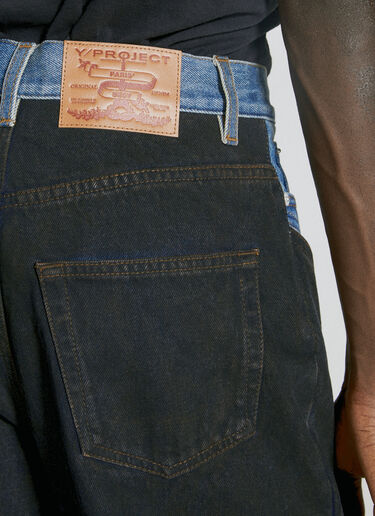 Y/PROJECT Cut Out Denim Jeans Black ypr0153013