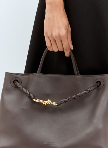 Bottega Veneta 中号 Andiamo 手提包 棕色 bov0258026