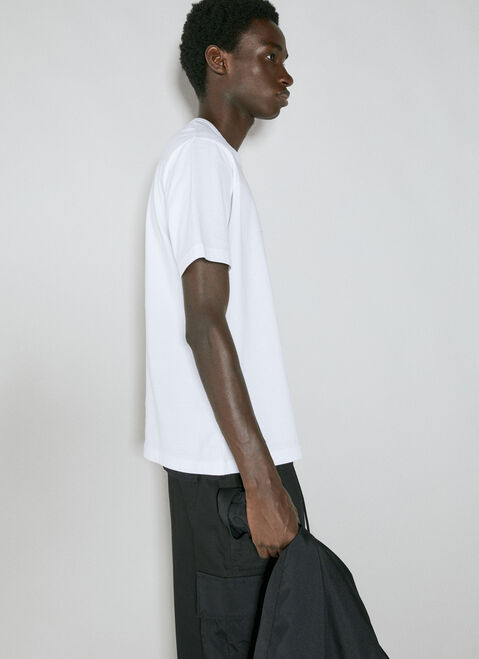 Comme des Garçons Homme x New Balance Logo Print T-Shirt White cgn0154002
