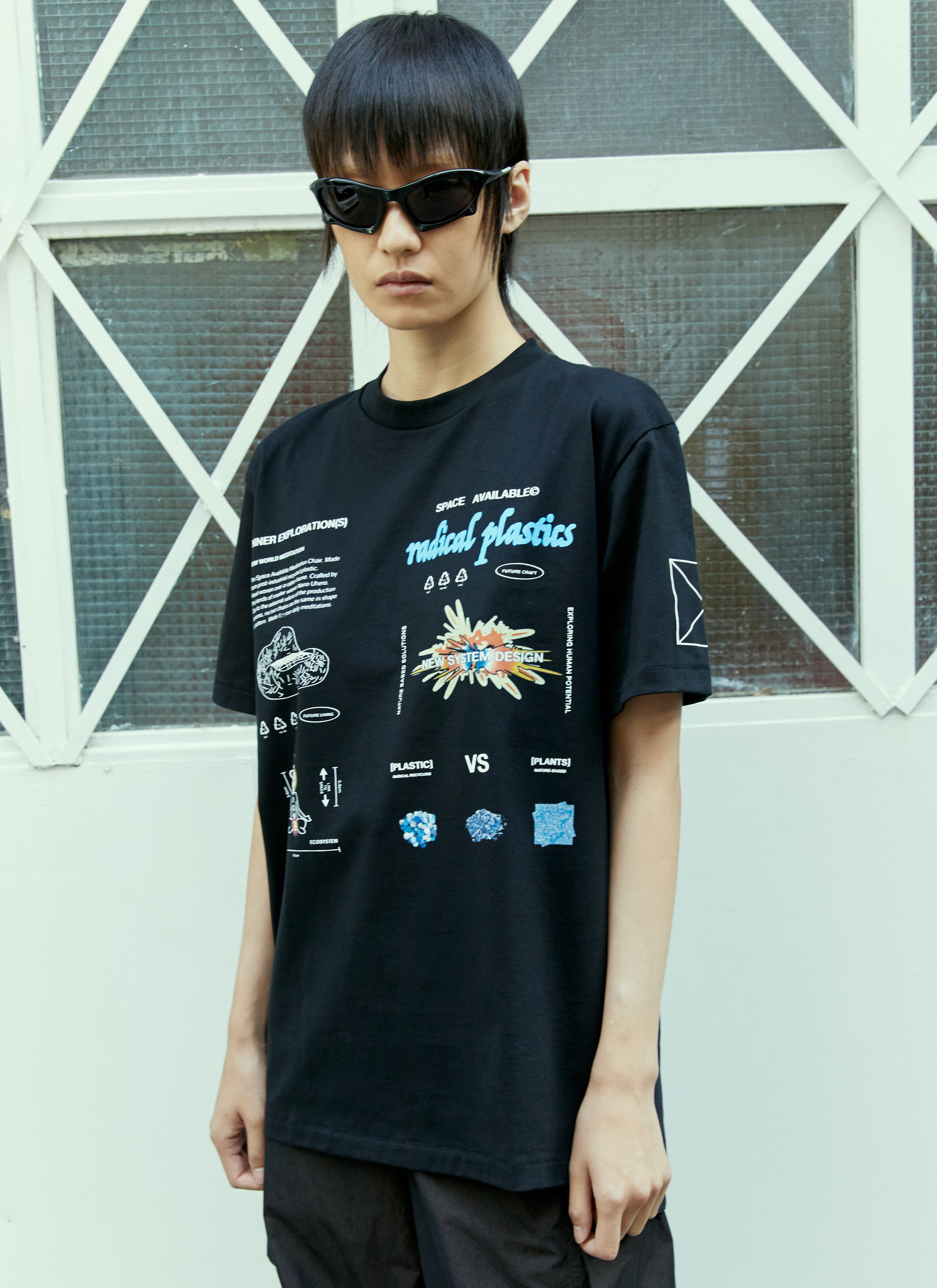 Space Available Plants Vs Plastic T-Shirt カーキ spa0356011