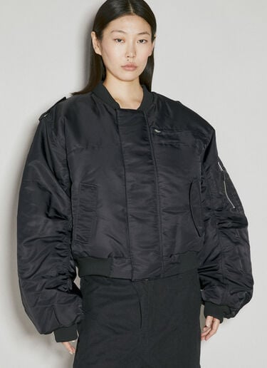 Entire Studios A-2 Bomber Jacket Grey ent0353008
