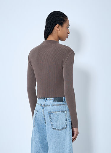 Our Legacy Mazzy Button-Down Cardigan Brown our0260010