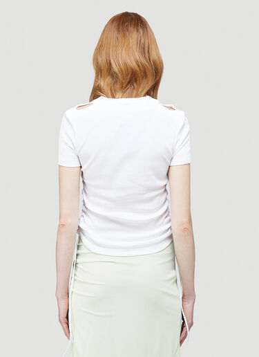 Helmut Lang Cut-Out T-Shirt White hlm0244002