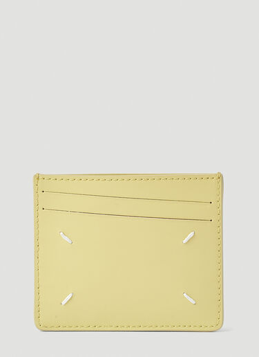 Maison Margiela Signature Stitch Cardholder Yellow mla0151054