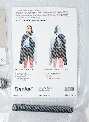 PROTOTYPES Proto Pack Hooded Sweatshirt White prt0348009