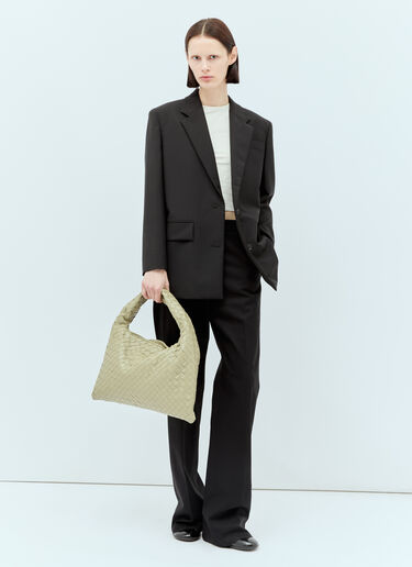 Bottega Veneta 라지 홉 숄더백 베이지 bov0257059