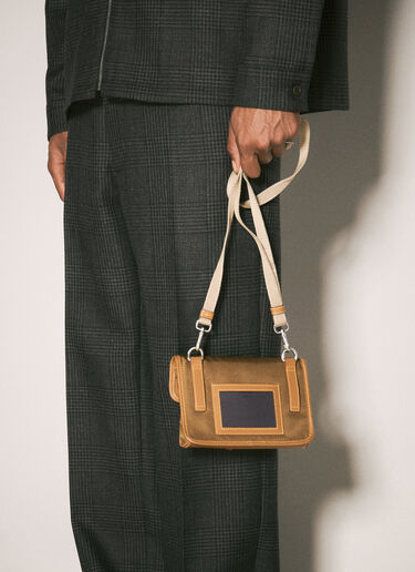 Prada Re-Nylon & 가죽 숄더백 브라운 pra0158026