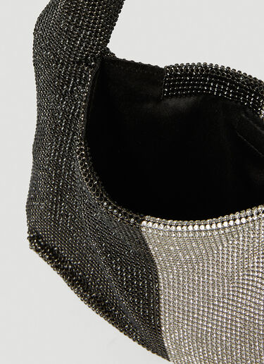 Mini Crystal Mesh Armpit Shoulder Bag KARA Mini Crystal Mesh Armpit Shoulder Bag Silver kar0252011