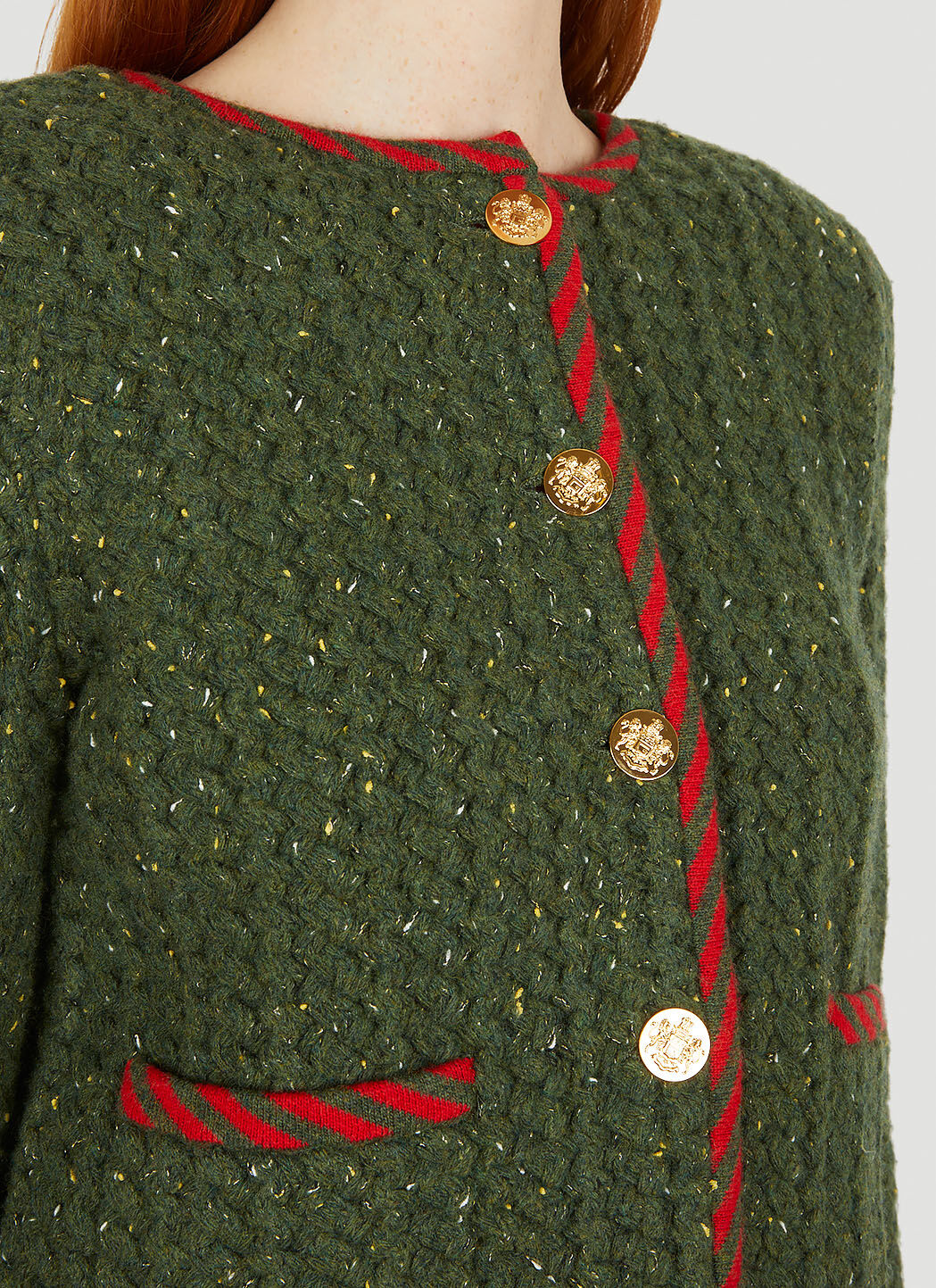 Gucci cable knit cardigan best sale