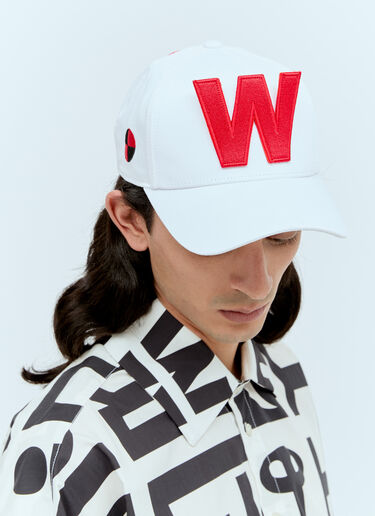 Walter Van Beirendonck W ベースボールキャップ ホワイト wlt0156021