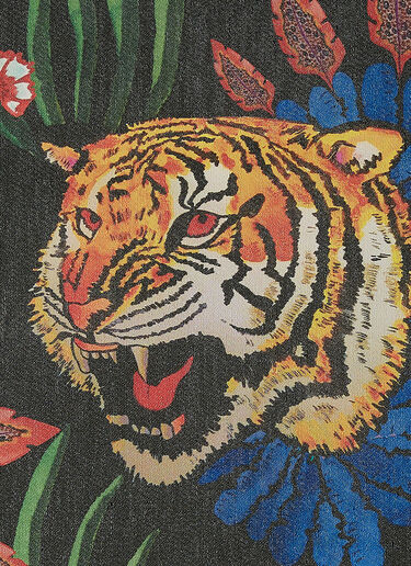 Gucci Tiger Leaf Wallpaper Multicolour wps0644056