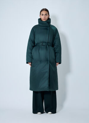 Lacoste Satin Padded Coat Green lac0262001