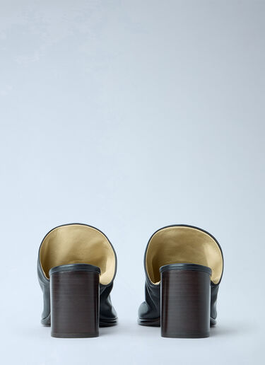 LN-CC® - Lemaire: Glove Mules - Black Lemaire Glove Mules Black lem0266020