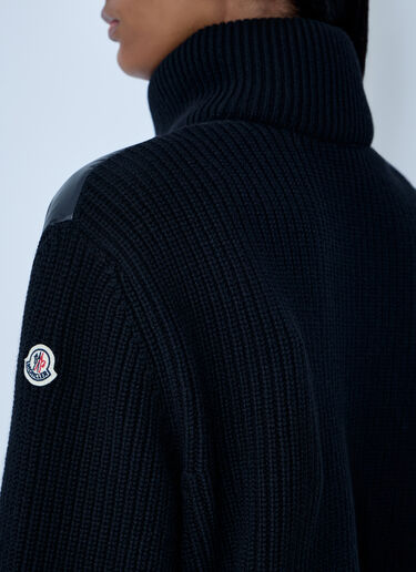 Wool-And-Cashmere-Blend Cardigan Moncler Wool-And-Cashmere-Blend Cardigan Black mon0263043