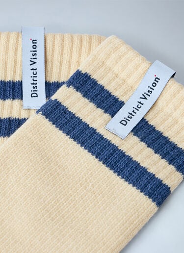 LN-CC® - District Vision: Zonal Organic Cotton Socks - Cream District Vision Zonal Organic Cotton Socks Cream dtv0366003