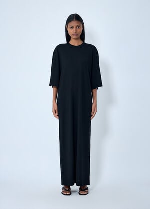 TOTEME Knit Tee Dress Black tot0263029