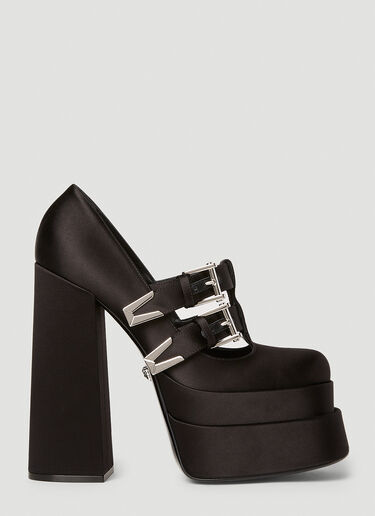 Versace Aevitas Platform Heels Black vrs0252030
