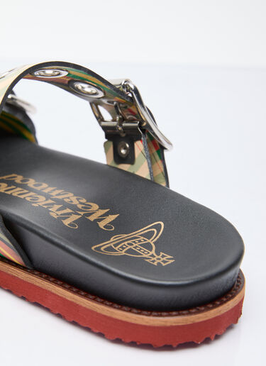 Vivienne Westwood Alex 铆钉凉鞋 黑 vvw0256033