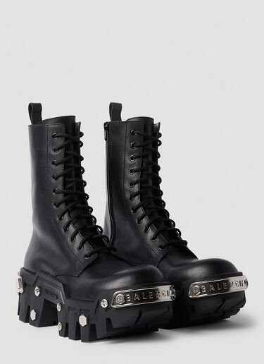 Bulldozer Lace-Up Boots Balenciaga Bulldozer Lace-Up Boots Black bal0254030