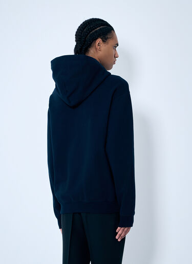Gucci Logo Printed Hooded Sweatshirt Navy guc0159052