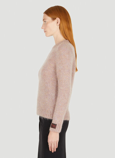 Raf Simons 로고 패치 스웨터 핑크 raf0250014