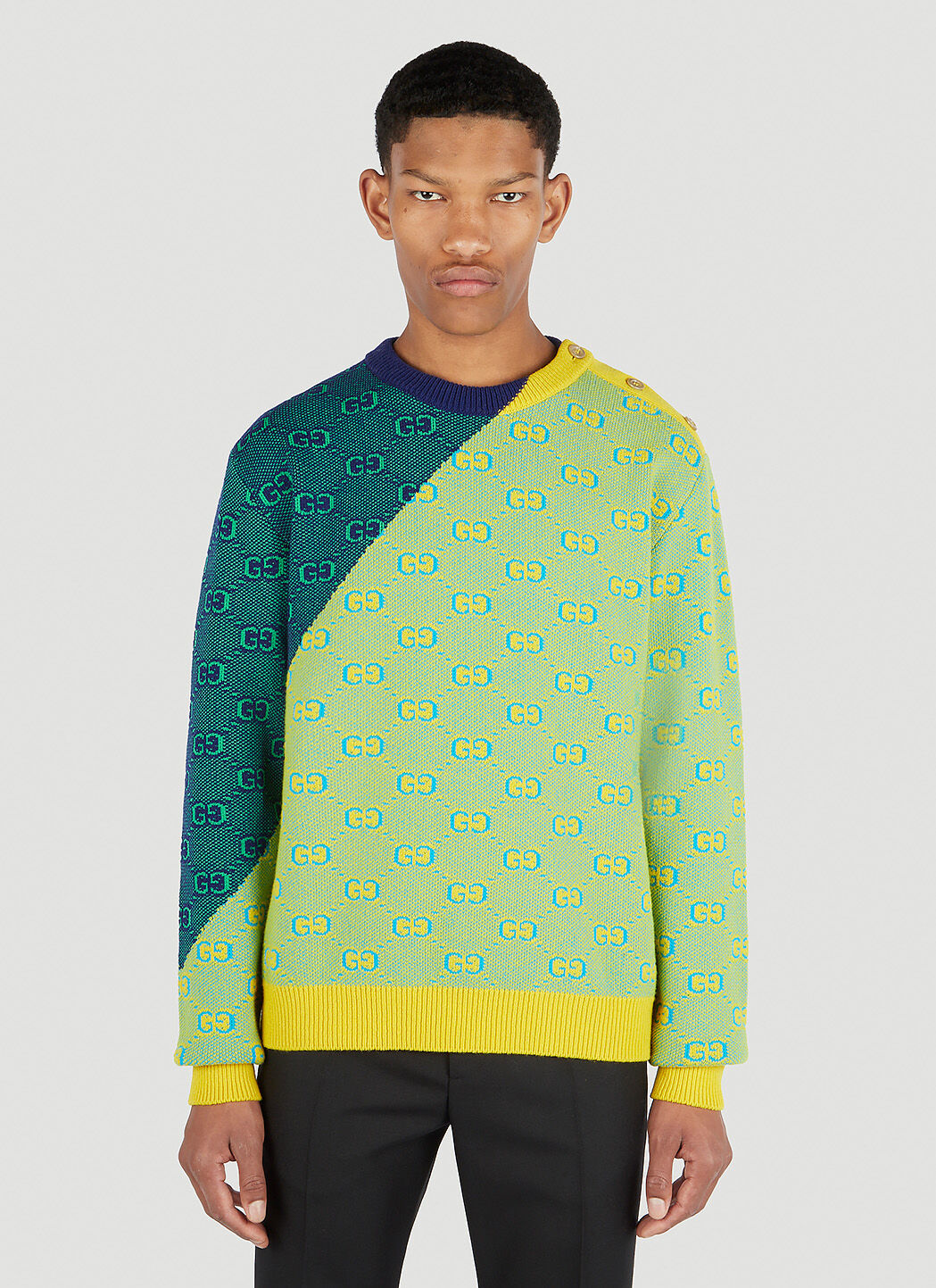 Gucci wool loved best sale jacquard sweater