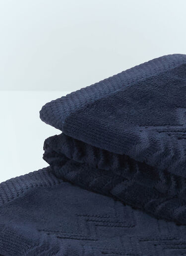 Missoni Set Of Two Chalk Towels Blue wps0691599