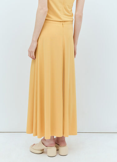 TOTEME Fluid Maxi Skirt Yellow tot0256007