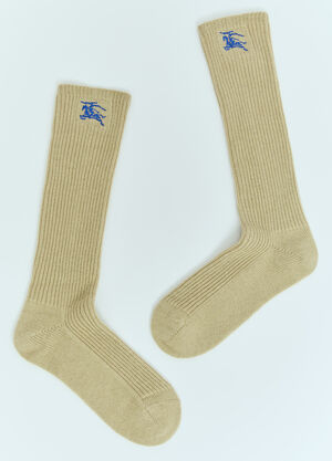 Prada Cashmere-Blend Socks Blue pra0258024