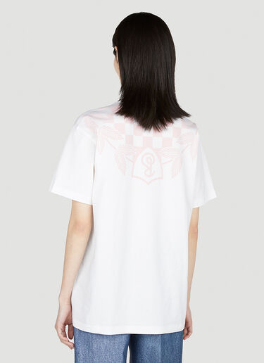 Burberry Logo Print T-Shirt White bur0253016