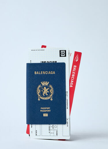 Balenciaga Passport Long Wallet Blue bal0159029