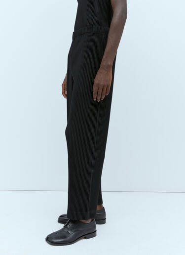MC August Pleated Knit Pants Homme Plissé Issey Miyake MC August Pleated Knit Pants Black hmp0154005