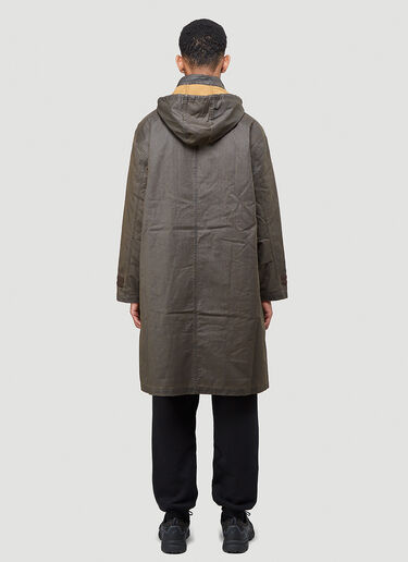 032C Bleached Parka Jacket Black cee0342001