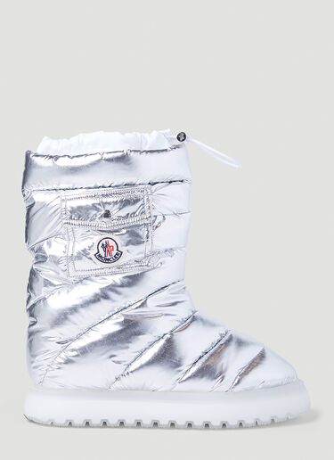 Moncler Gaia Pocket Mid Snow Boots Silver mon0254053