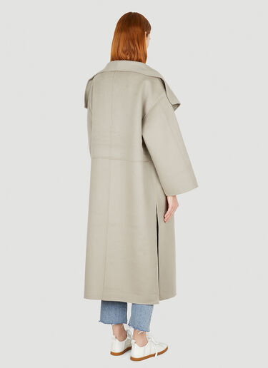 TOTEME Signature Cashmere Coat Grey tot0251021