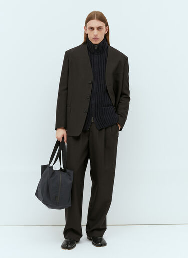 The Row Toran Wool Blazer Brown row0154001