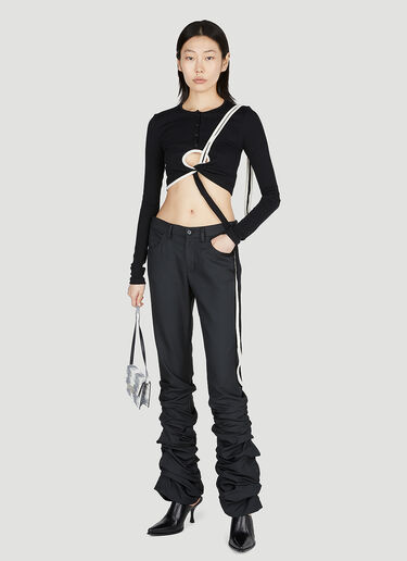 Gathered Pants Acne Studios Gathered Pants Black acn0252055